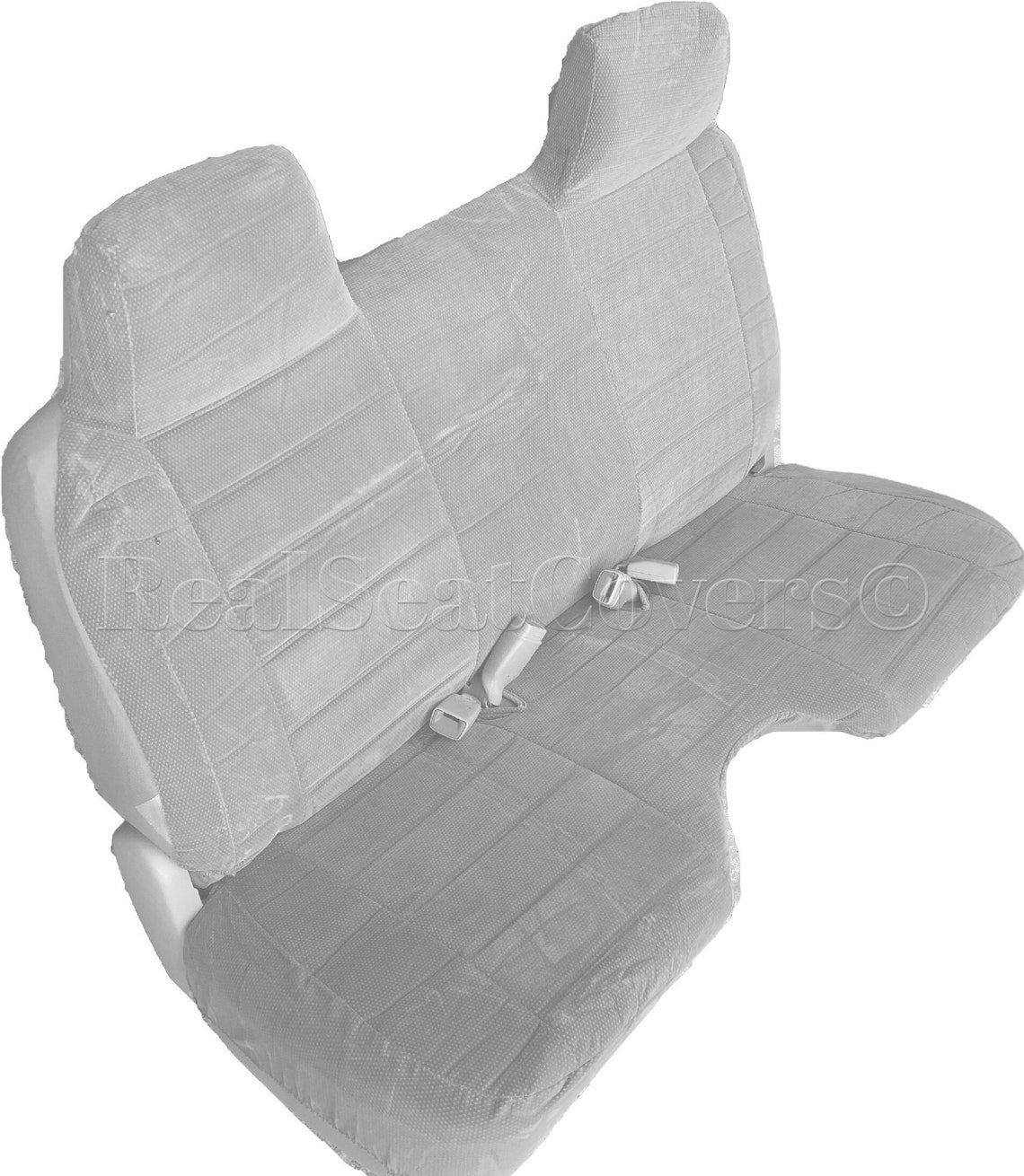 RSC US Automotive Grade A27 Seat Covers for Chevy S10 GMC Sonoma S15 Bench Seatcover Molded Headrest 5