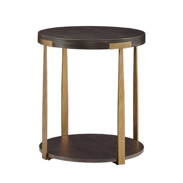 Jensen Wood and Metal T-Brace Tables by iNSPIRE Q Artisan