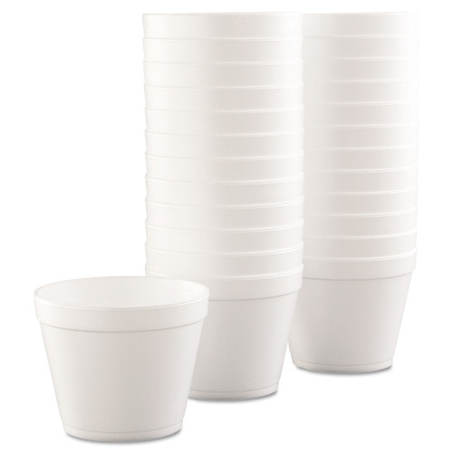 Dart Foam Containers， 24 oz， White， 25/Bag， 20 Bags/Carton (24MJ48)