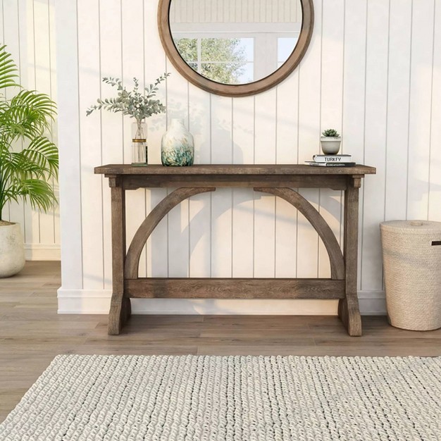 Jobrin Double Pedestal Console Table Mibasics