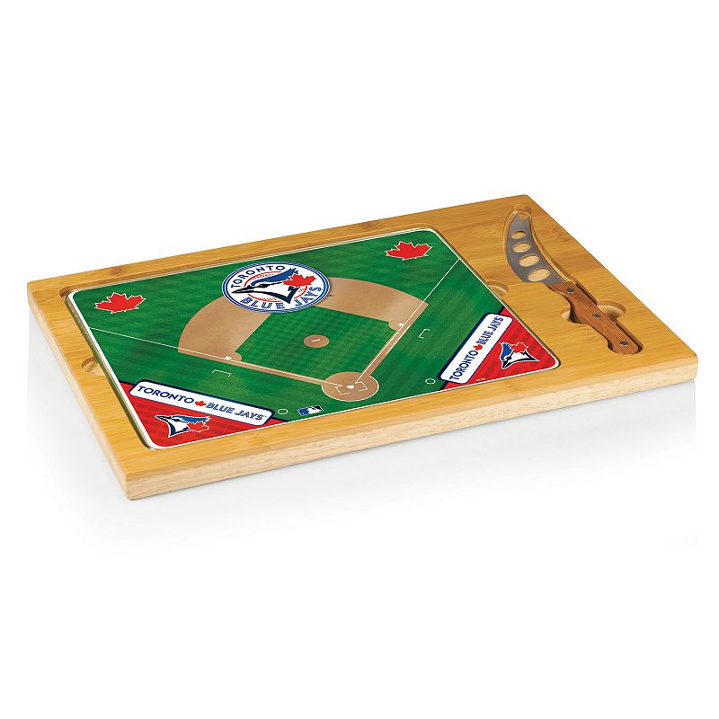 Picnic Time Toronto Blue Jays Icon Rectangular Cutting Board Gift Set