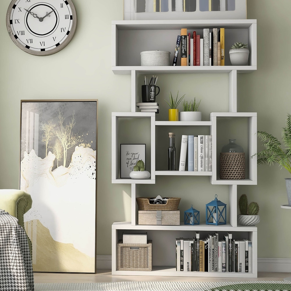 DH BASIC Modern Open Bookcase Display Shelf by Denhour