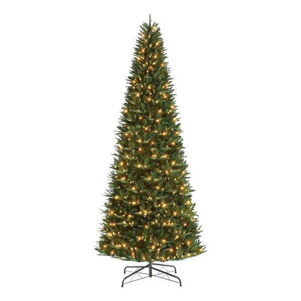 Puleo International 12 ft. PreLit Monroe Fir Artificial Christmas Tree