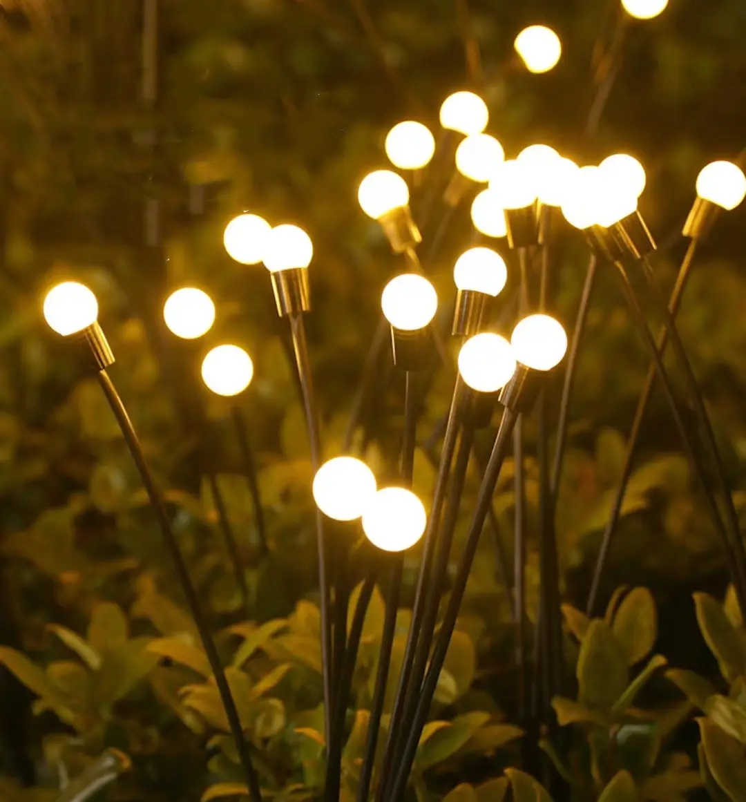 hot sale 6 10 heads Waterproof Garden Park LED Firefly Light for Outdoor Festival Decoration