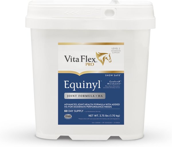 Vita Flex Pro Equinyl Joint Formula and Hyaluronic Acid Powder Horse Supplement