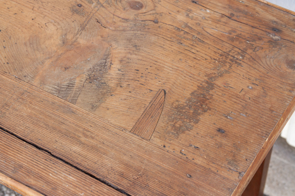 Small Early 19th Century French Side Table   Farmhouse   Side Tables And End Tables   by De cor  Houzz