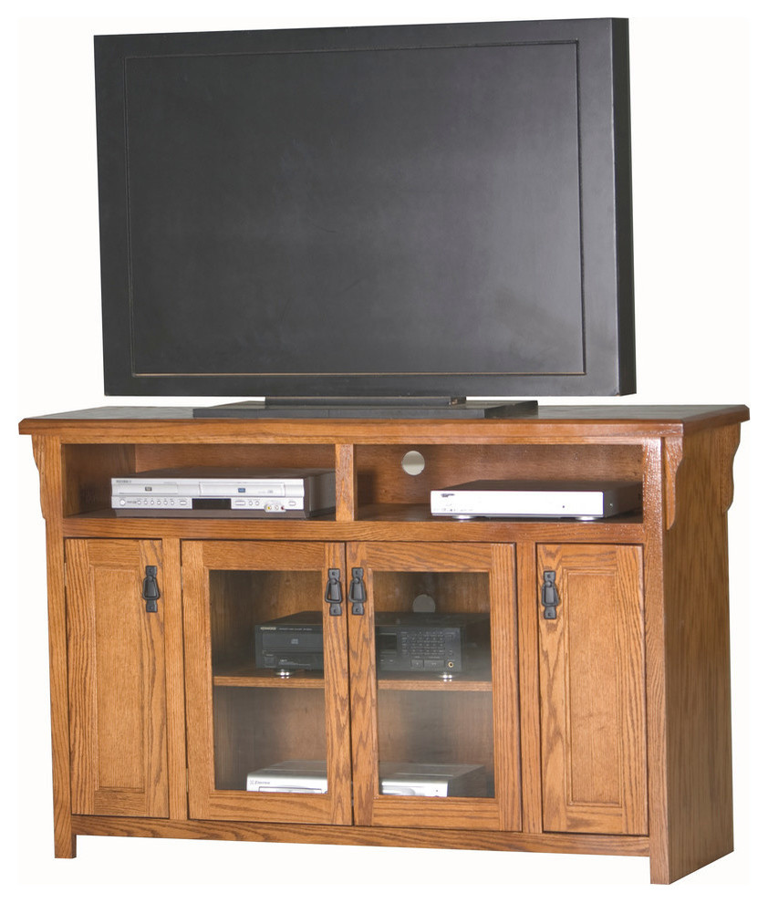 Eagle Furniture 59 quotMission Entertainment Console   Transitional   Entertainment Centers And Tv Stands   by Eagle Furniture  Houzz