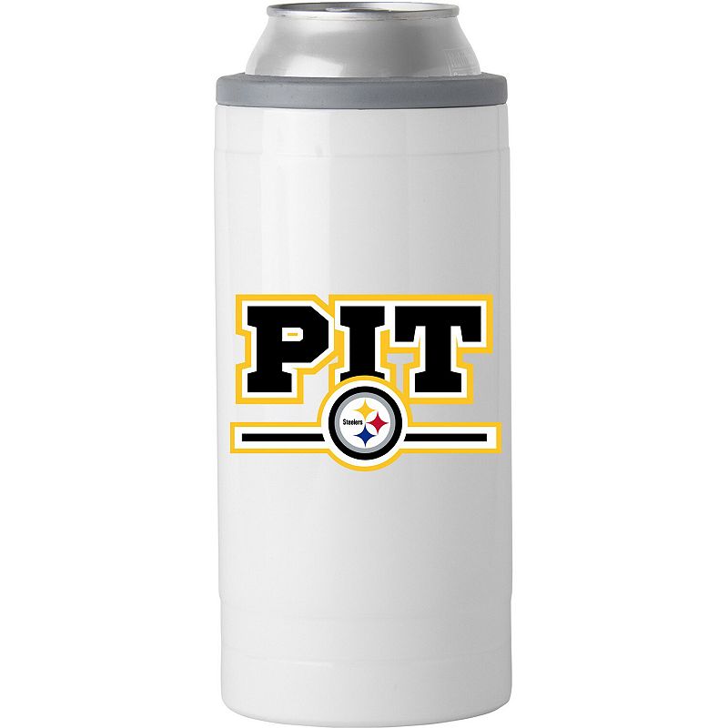 Pittsburgh Steelers 12oz. Letterman Slim Can Cooler