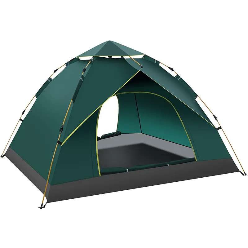 High Quality One Room Large Outdoor Camping Tents 3 4 persons Waterproof Outdoor Family Luxury Big Camping Tent