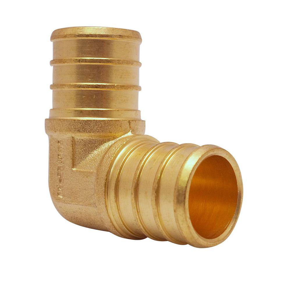 Apollo 34 in. Brass PEX-B Barb 90-Degree Elbow APXE3434