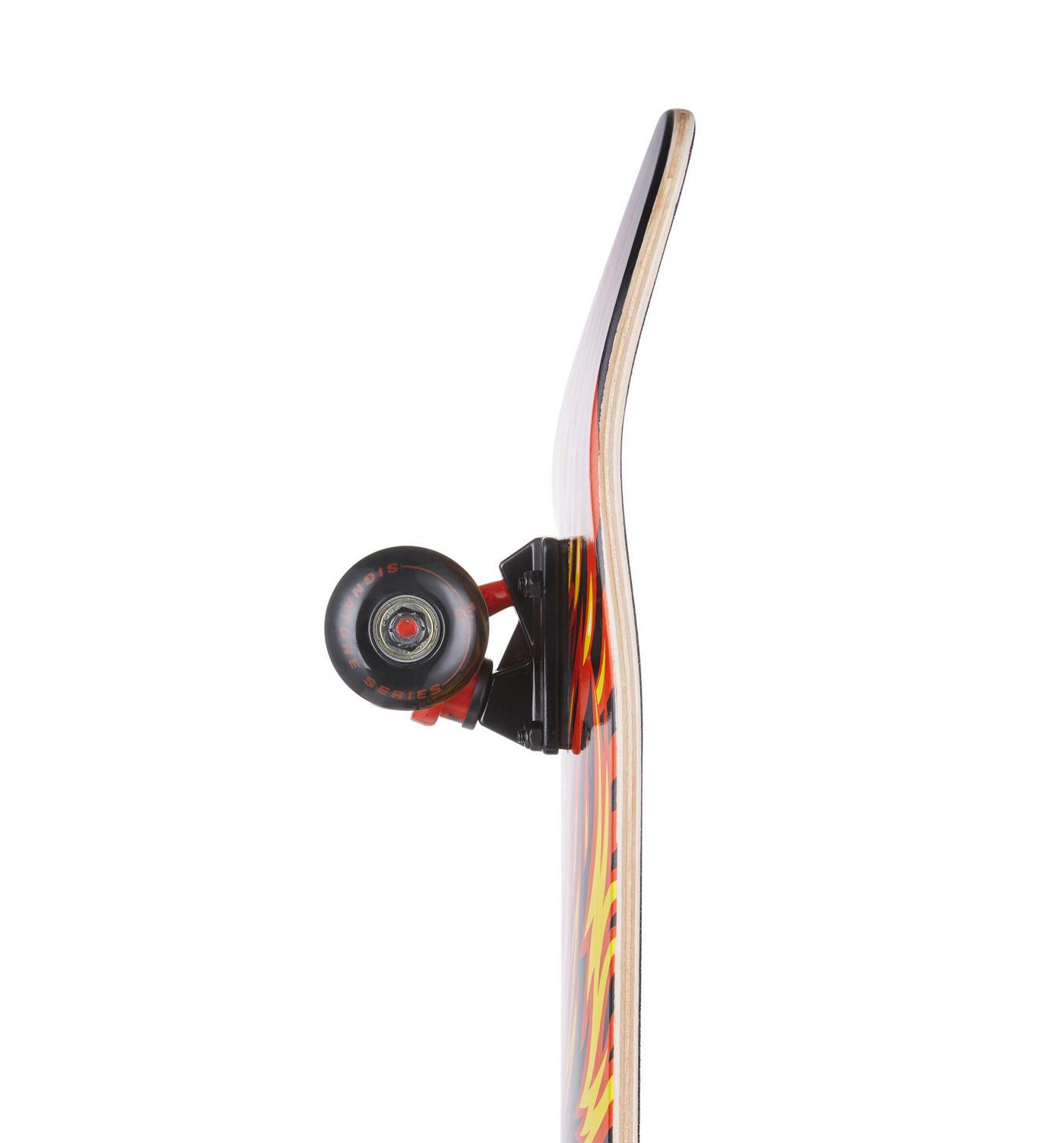 Tony Hawk Series 4 Popsicle Flame Hawk Skateboard， 7 ply Maple， 58mm x 45mm Polyurethane Cast Performance Wheels