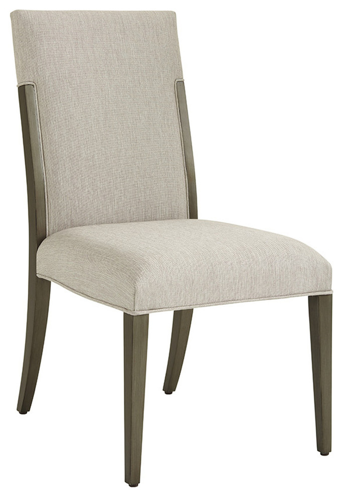 Emma Mason SIgnature Ayana Saverne Upholstered Side Chair (Set of 2) in Platinum   Transitional   Dining Chairs   by Emma Mason  Houzz