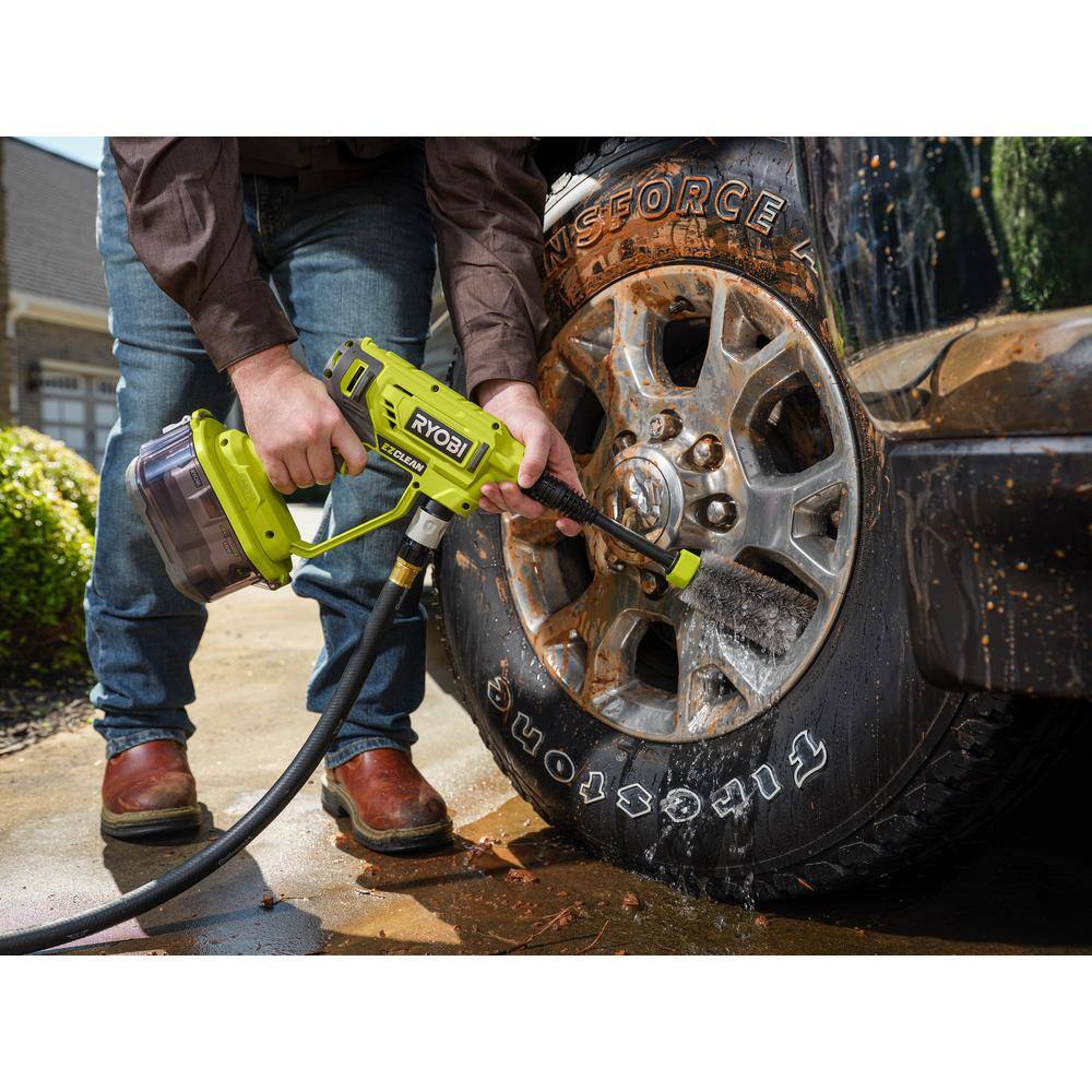 RYOBI RY120350-CMB1 ONE+ 18V EZClean 320 PSI 0.8 GPM Cordless Cold Water Power Cleaner (Tool Only) with Foam Blaster and Wash Brush