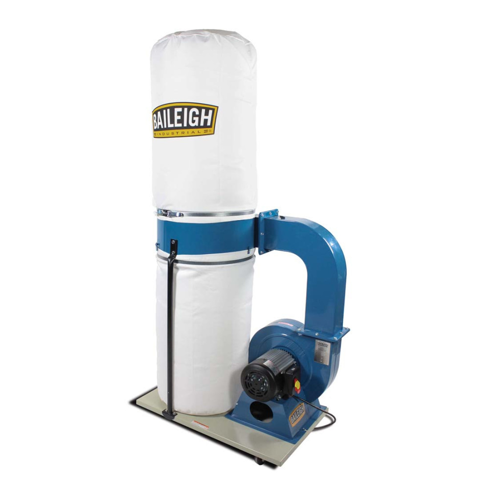 Baileigh DC-1650B Bag Style Dust Collector 220V 1 Phase 2HP ;