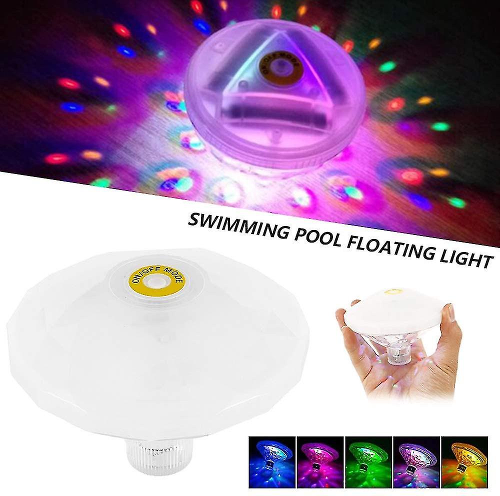 Color Floating Pool Light， Disco Bath Light， Ip68 Submersible Led Light， Led Underwater Light With