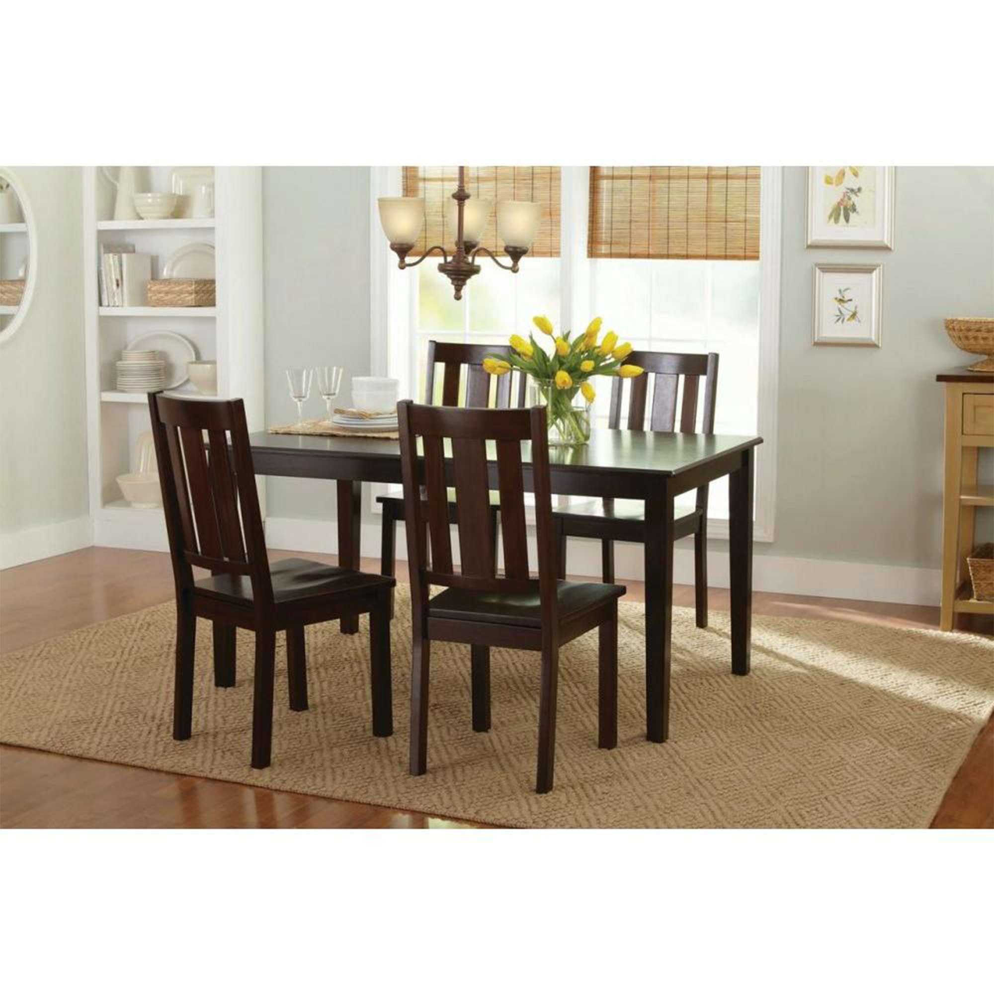 Better Homes and Gardens Bankston Dining Chair， Set of 2， Mocha