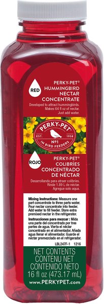 Perky-Pet Nectar Concentrate Red Hummingbird Food