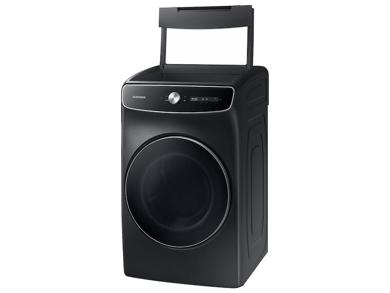 Samsung DVE60A9900V 7.5 Cu. Ft. Smart Dial Electric Dryer With Flexdry™ And Super Speed Dry In Brushed Black