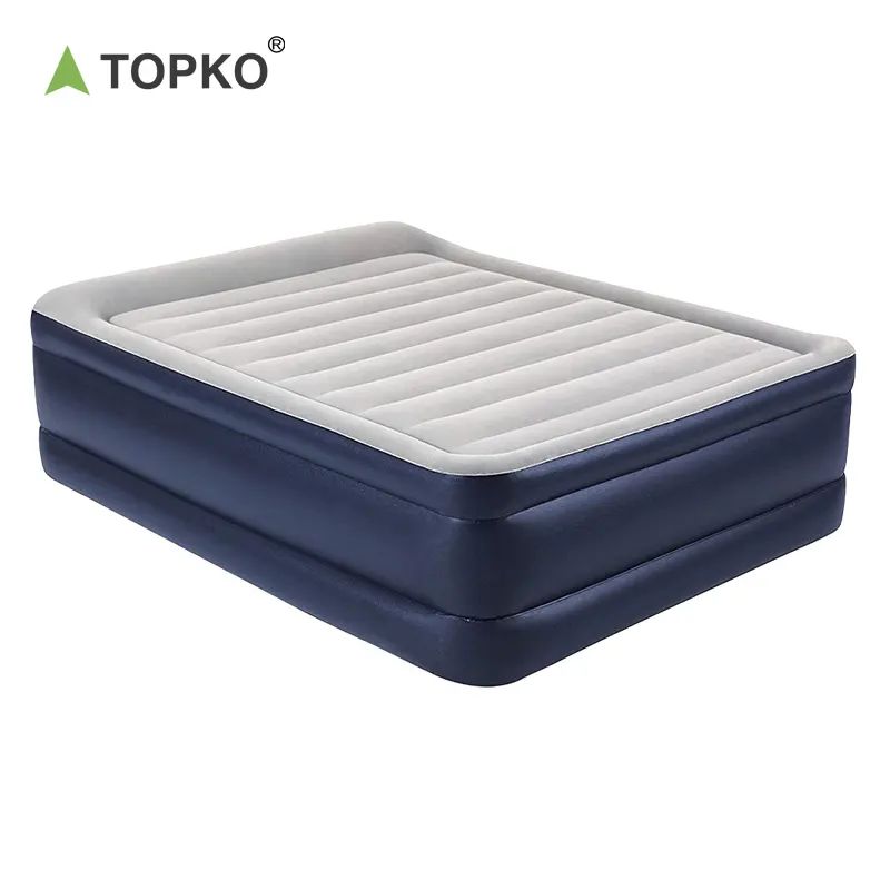 TOPKO High Quality Double Inflatable Mattress Outdoor for Camping  Home   Travel Inflatable Air Mattress