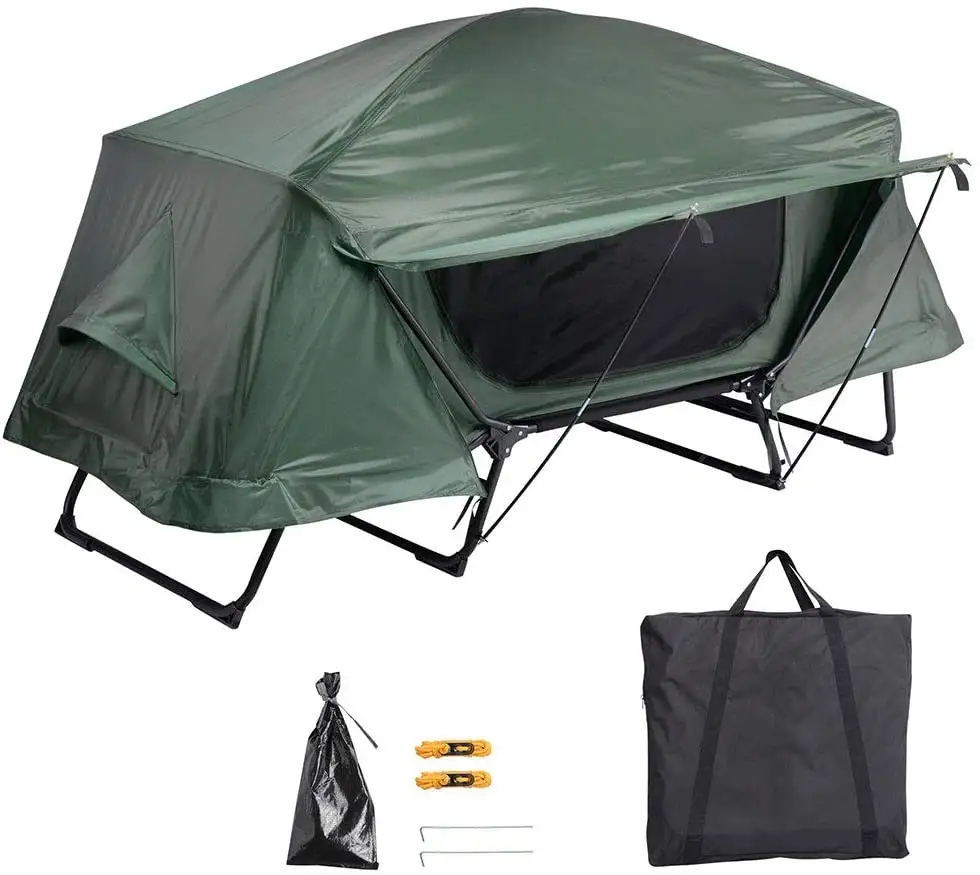 High Quality Automatic Portable Smart Tent Off Ground Above Ground Waterproof Foldable Outdoor Camping Sleeping Bed Tents Costs