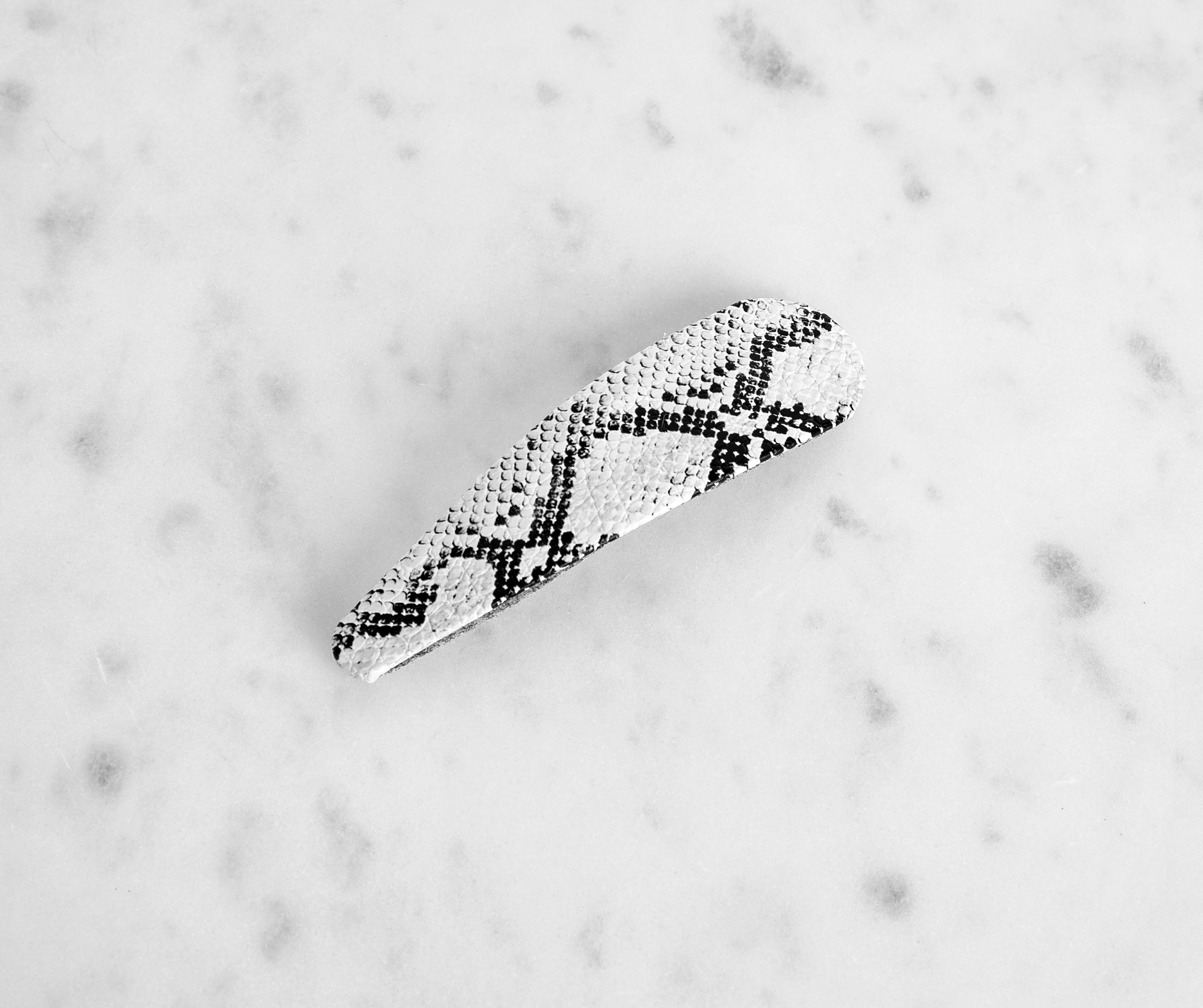 Serious About Snake Print Hair Clip