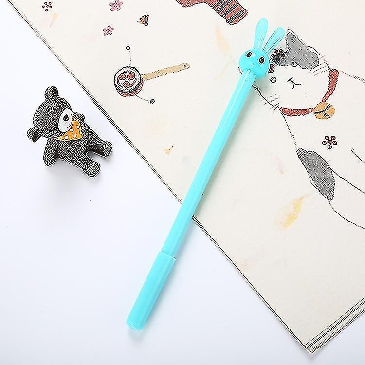 2pcs Cartoon Gel Pens For Stationery Office School Supplies 0.5mm Black Ink Cute Patterns Cartoon Ge