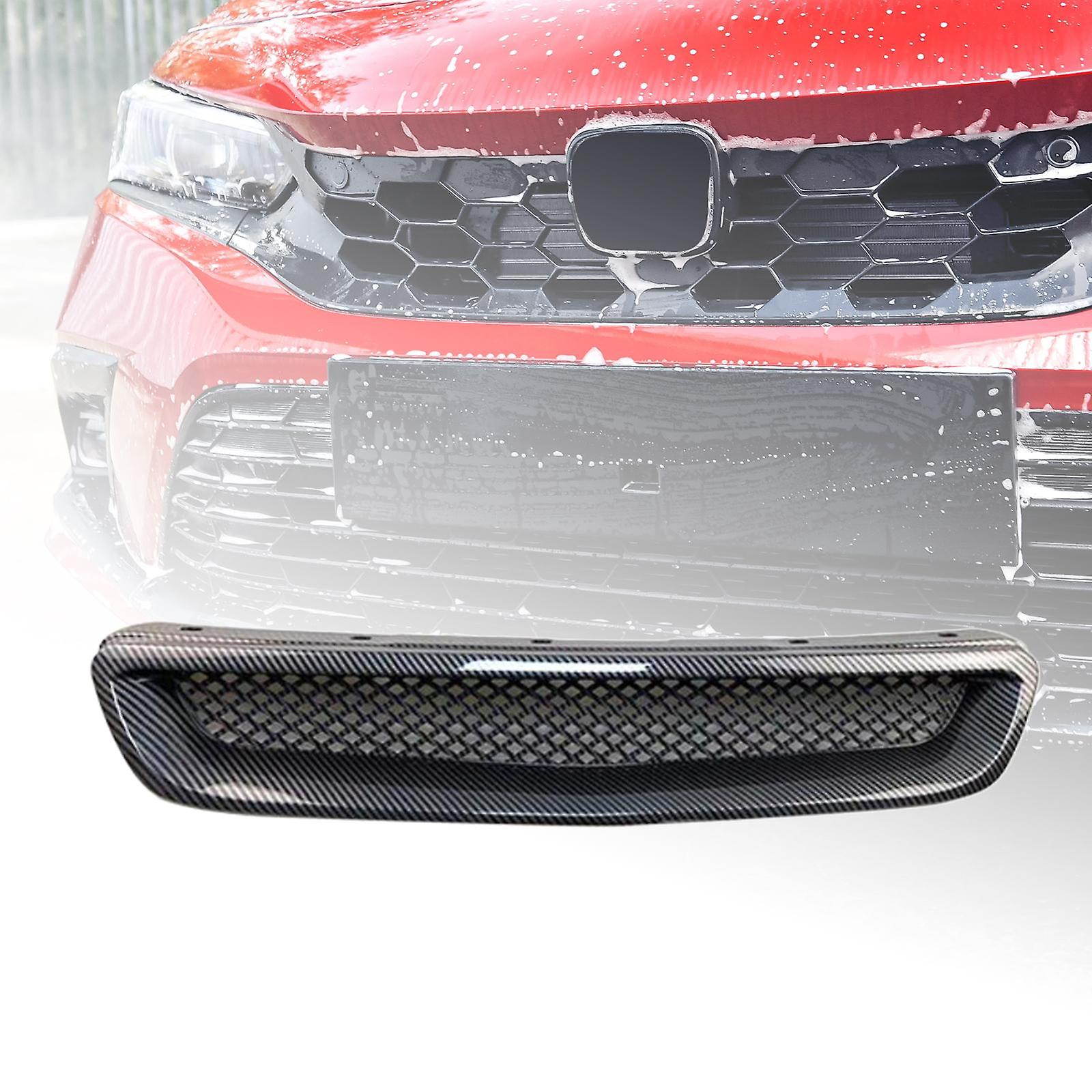 Front Bumper Hood Mesh Grille High Quality For Honda Civic 96-98 Carbon Fiber Pattern