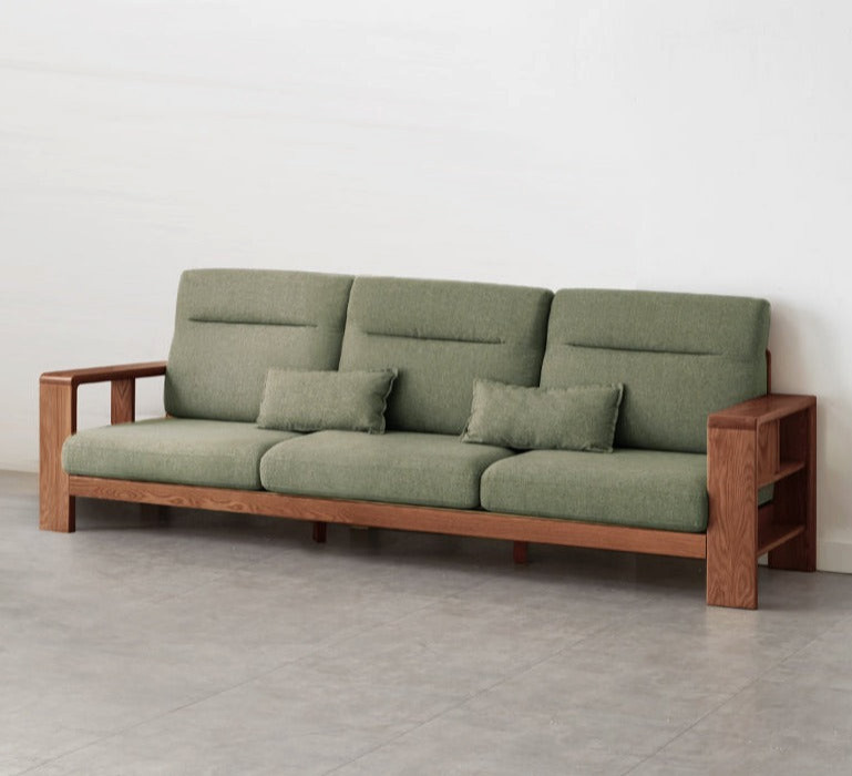 Oak Solid Wood Sectional Sofa   Transitional   Sectional Sofas   by GVAwood  Houzz