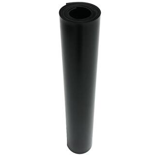 Rubber-Cal EPDM 12 in. x 36 in. x 72 in. Commercial Grade 60A Rubber Sheet - Black 20-109-0500-36-072