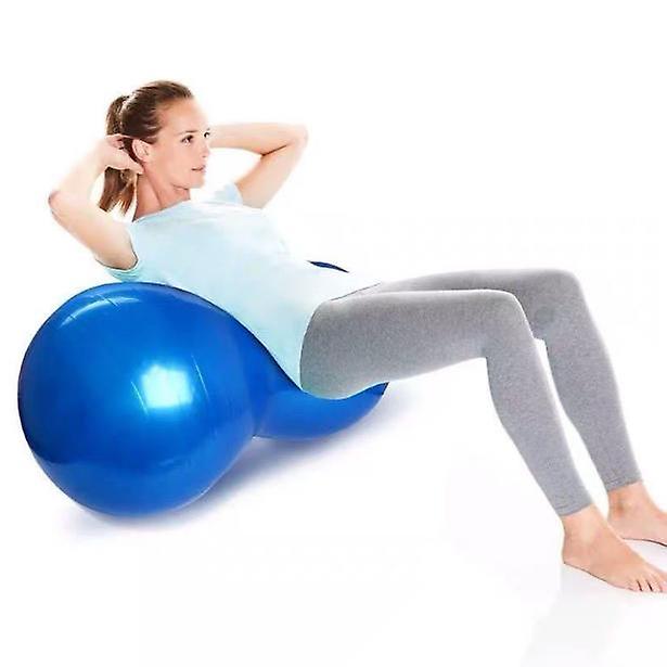 Miman Peanut Ball - Anti Burst Exercise Ball For Labor Birthing， Physical Therapy For Kids， Core Strength， Home Gym Fintness (include Pump)