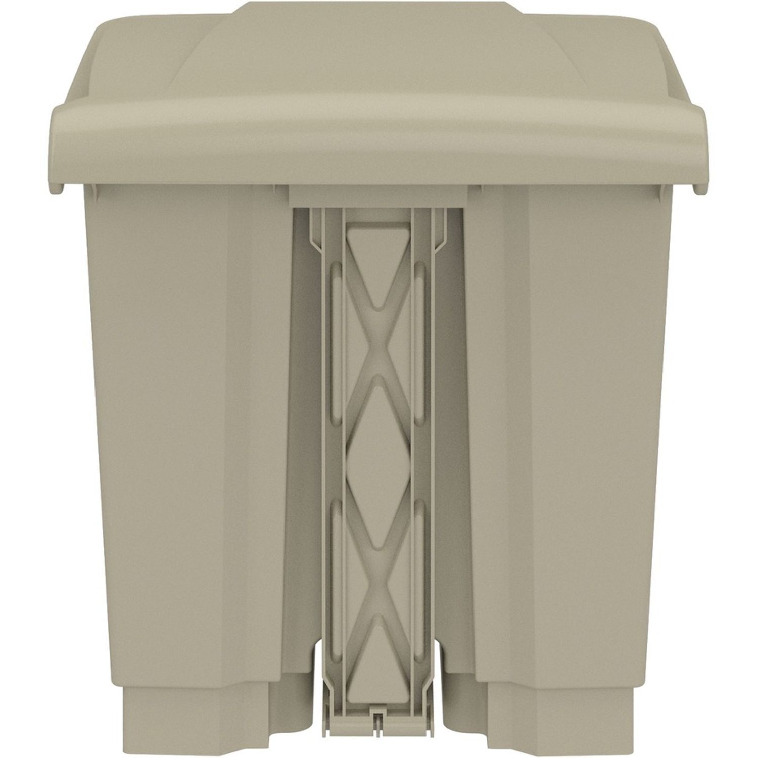 8 Gallon Plastic Step-on Receptable by Safco Products SAF9924TN