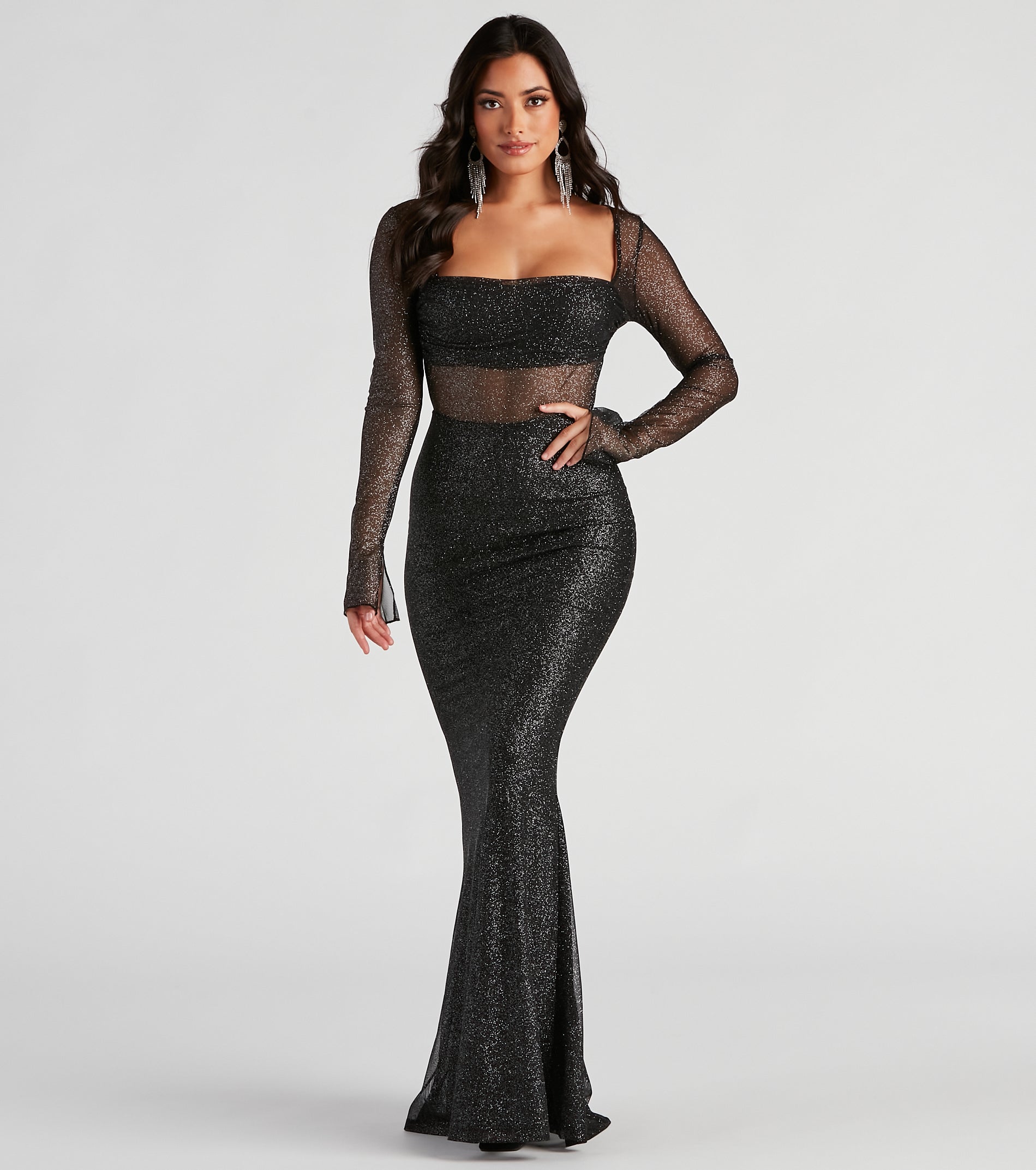 Matilda Formal Glitter Long Dress