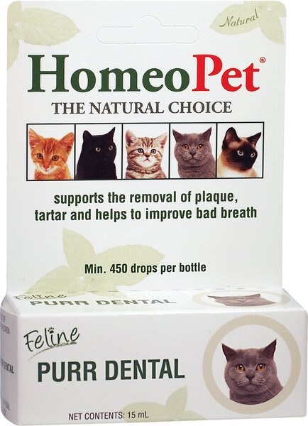 HomeoPet Feline Purr Dental Cat Supplement