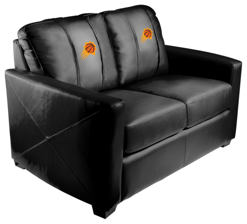 Phoenix Suns Stationary Loveseat Commercial Grade Fabric   Contemporary   Loveseats   by DreamSeats LLC  Houzz