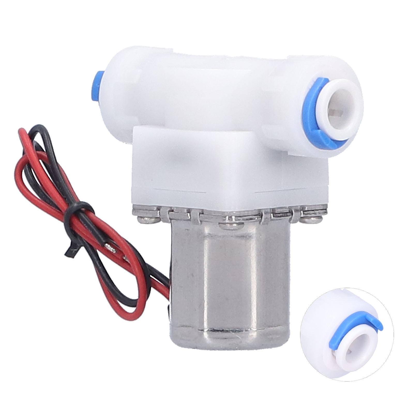 1/4in Solenoid Valve Drinking Water Quick Connector Bistable Pulse Hydraulic Equipment Dc4.5v