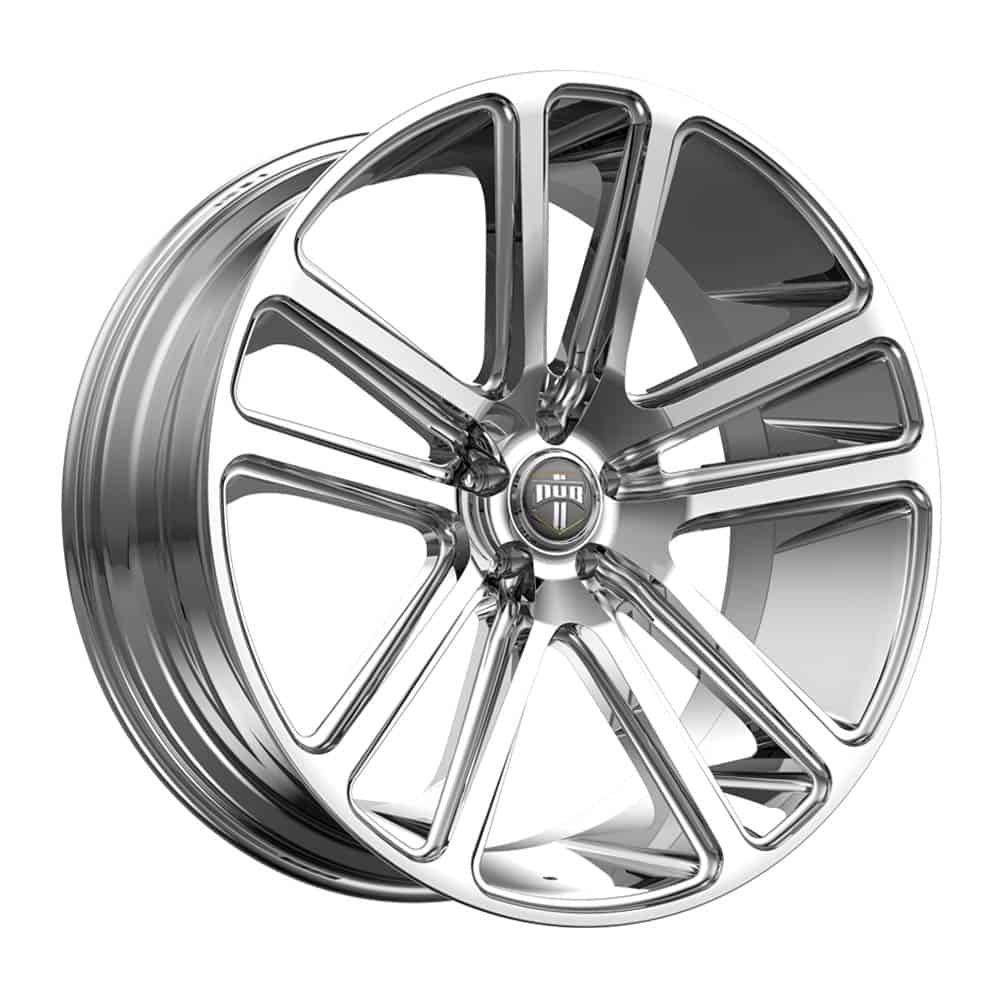 DUB 1PC S254 FLEX S254 26X10 6X5.5 CHROME 30MM