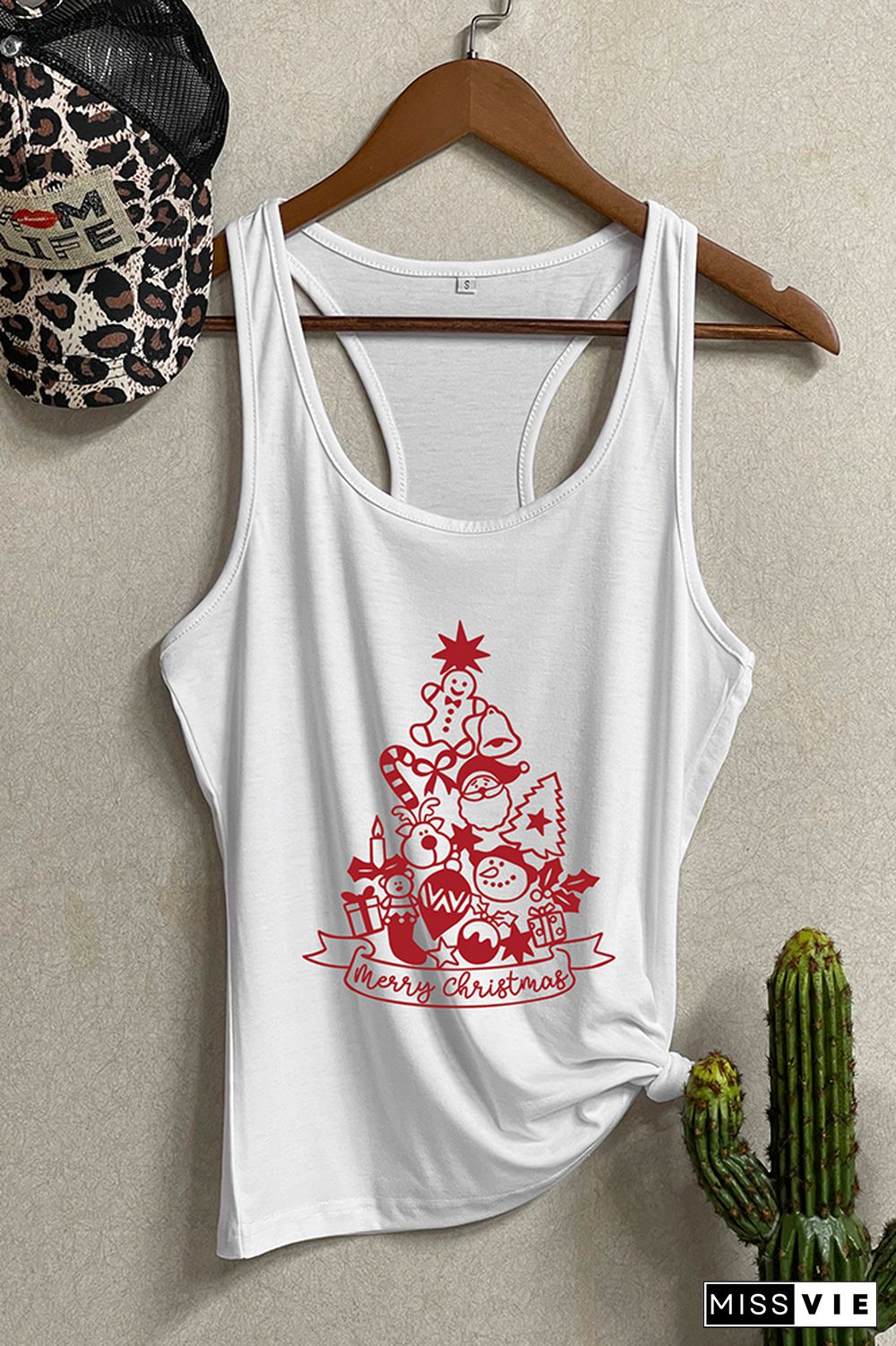 Christmas Tree Sleeveless Tank Top Wholesale