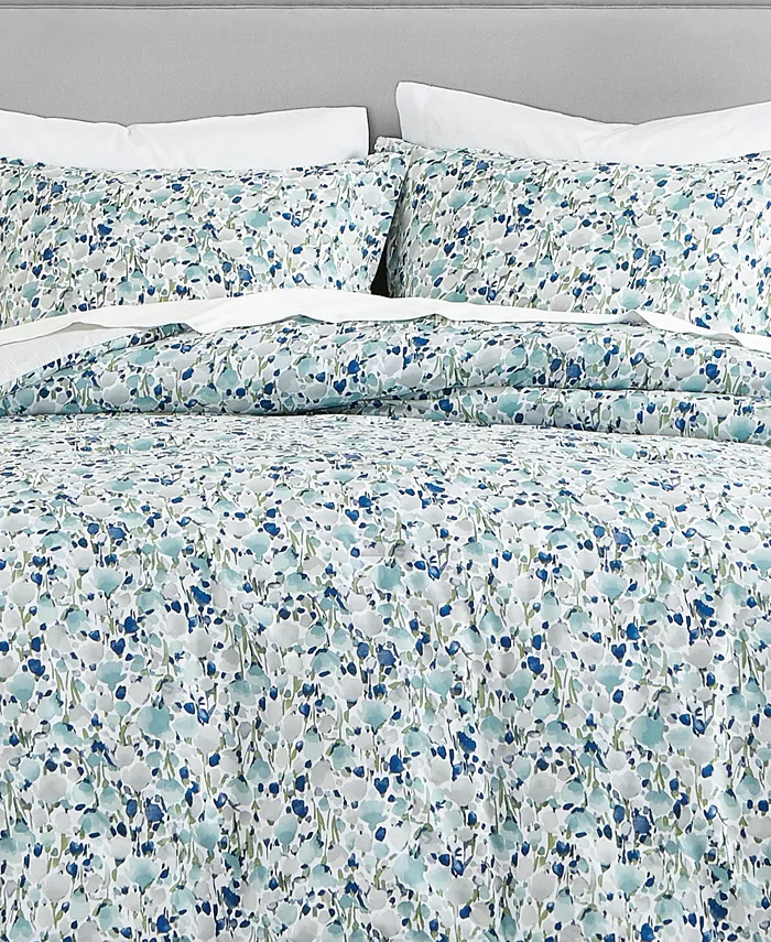 Poppy and Fritz Oliva Duvet Cover Set， Full Queen