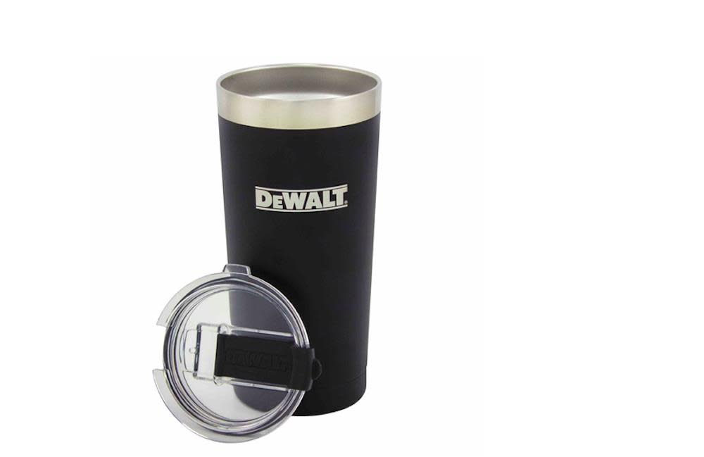 20 Oz. Black Powder Coated Tumbler ;