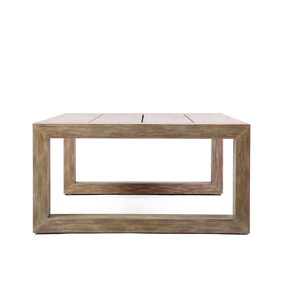 Paradise Outdoor Patio Eucalyptus Wood Coffee Table