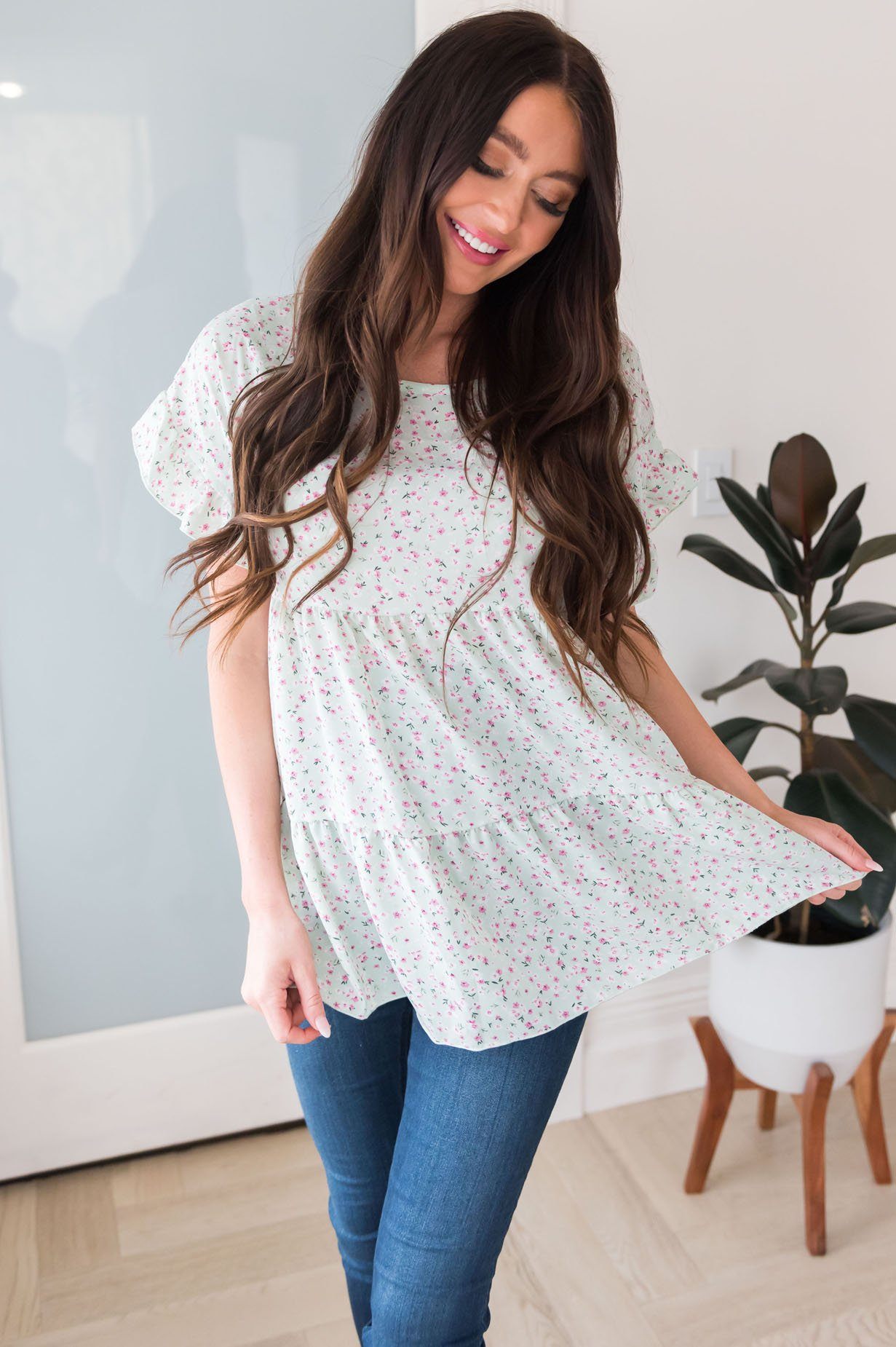 Sweet Success Floral Blouse