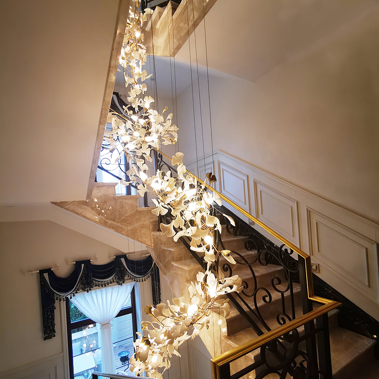 Gingko Leaves Chandelier