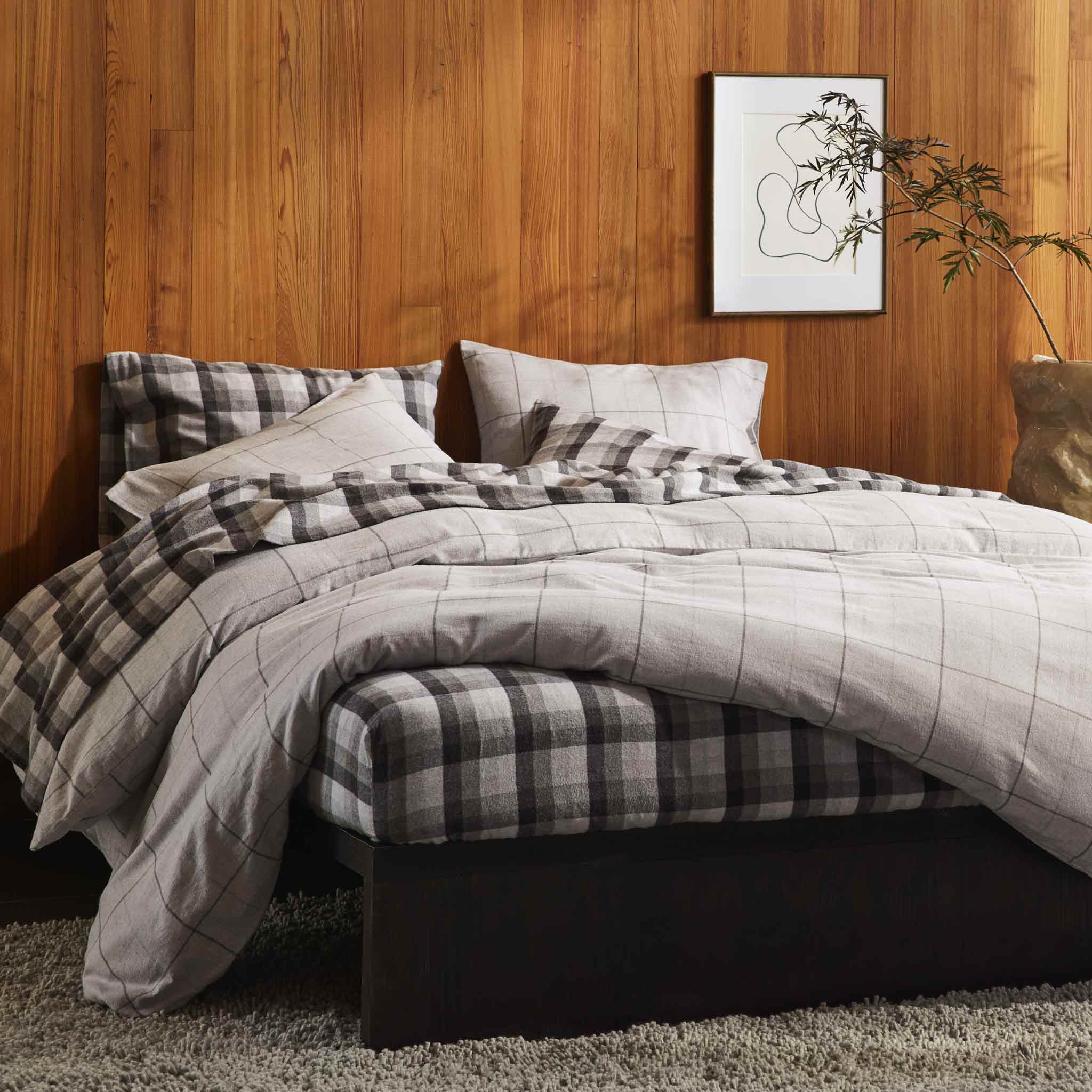 Brushed Flannel Duvet Cover