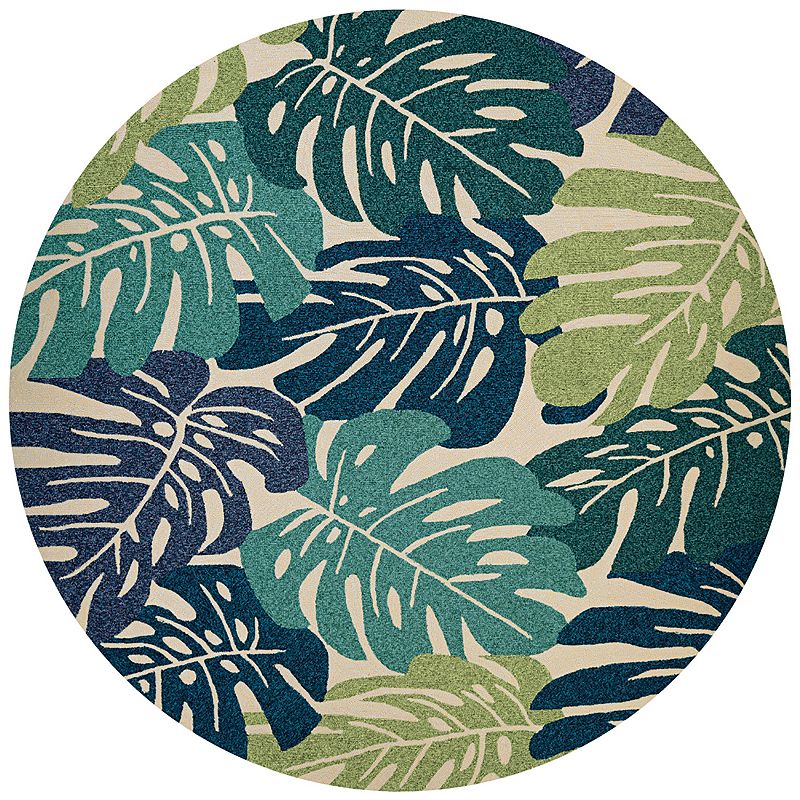 Couristan Covington Monstera Indoor Outdoor Area Rug