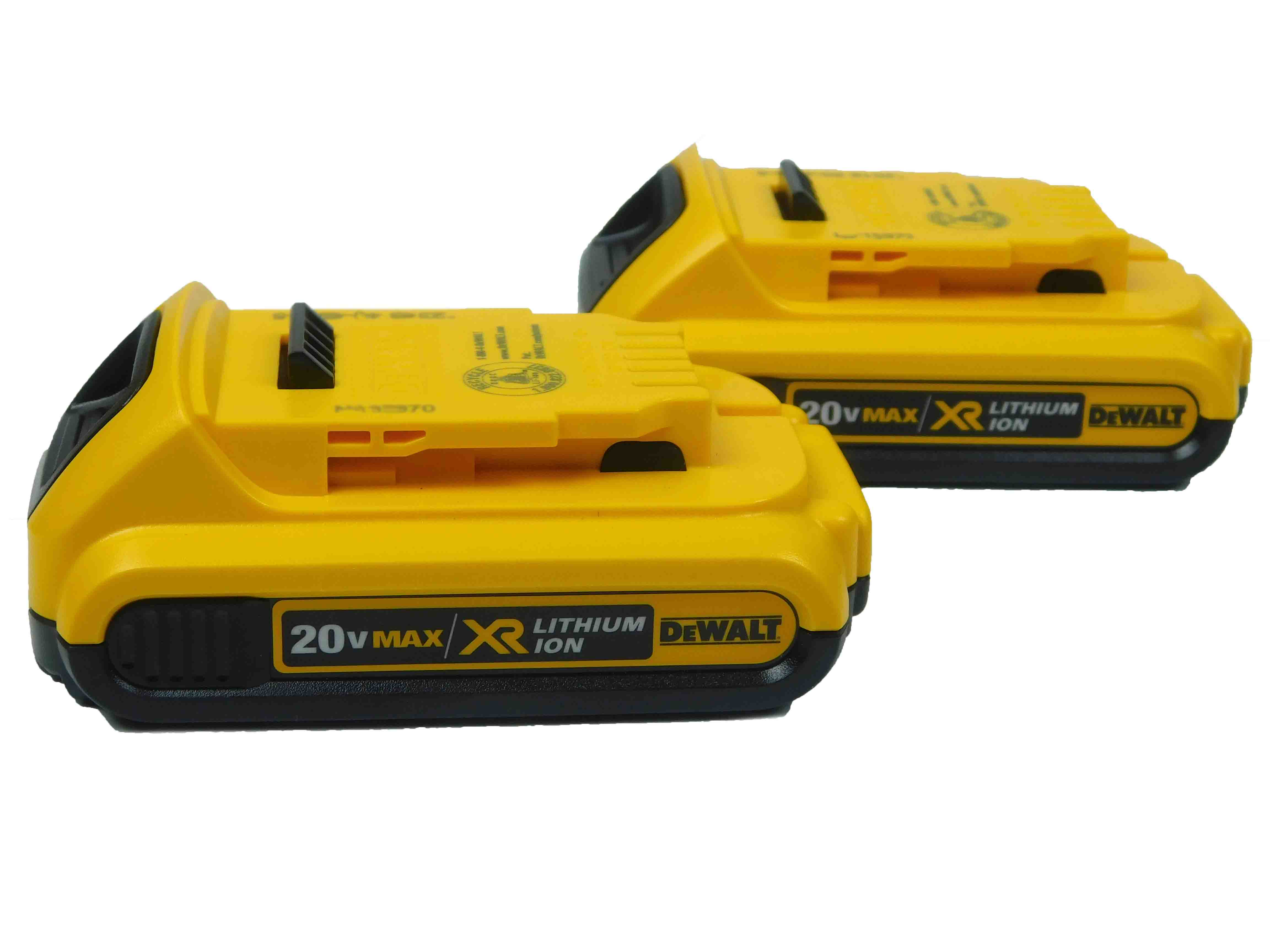 DeWALT Max Lithium-Ion 20V 2Ah Battery DCB203 - Two Pack