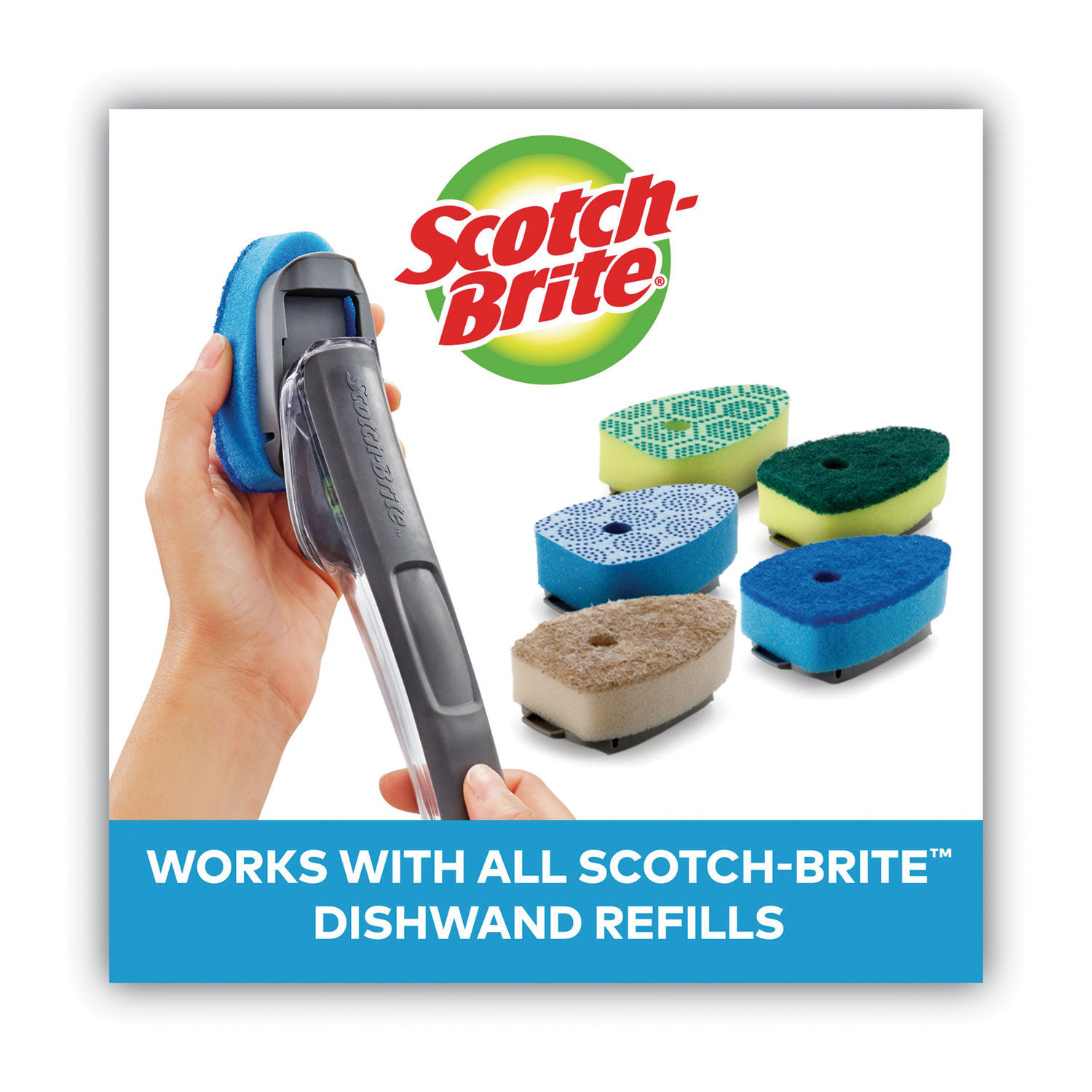 Advanced Soap Control Non-Scratch Dishwand by Scotch-Briteandtrade; MMM451U4