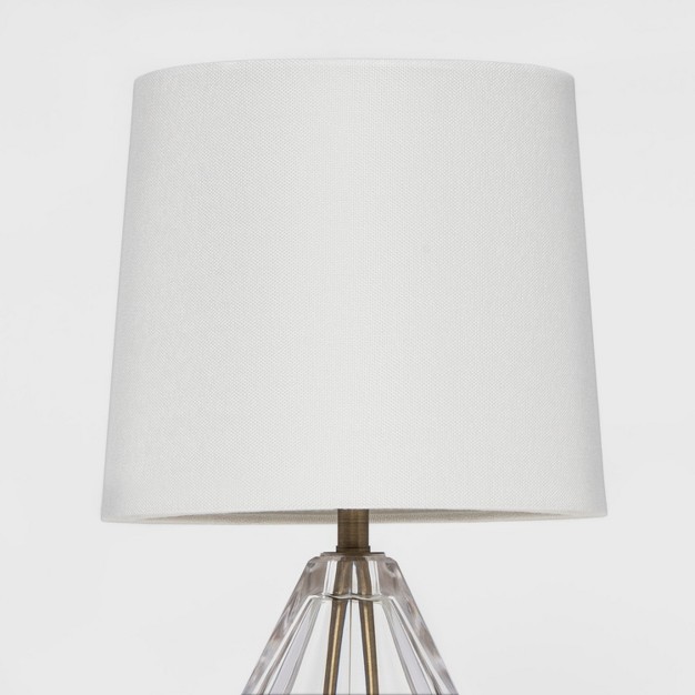 Acrylic Prism Accent Table Lamp Clear