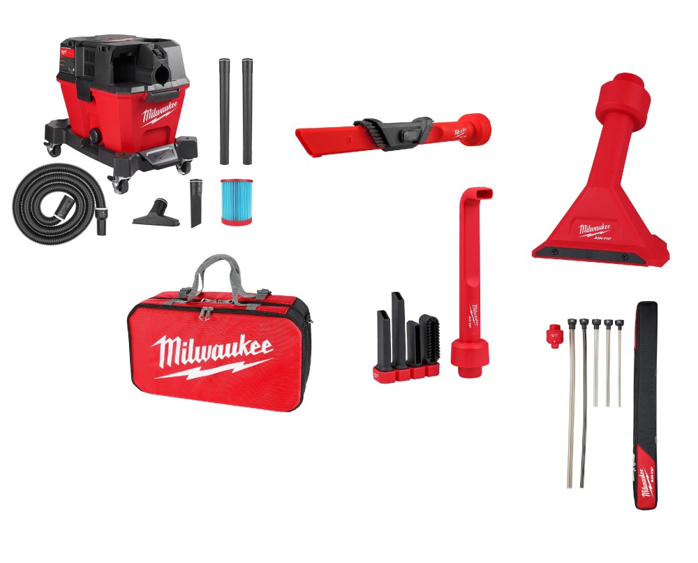 Milwaukee M18 Wet/Dry Vacuum Bare Tool Mechanical/ Plumbing Bundle 0910-20MPKIT from Milwaukee