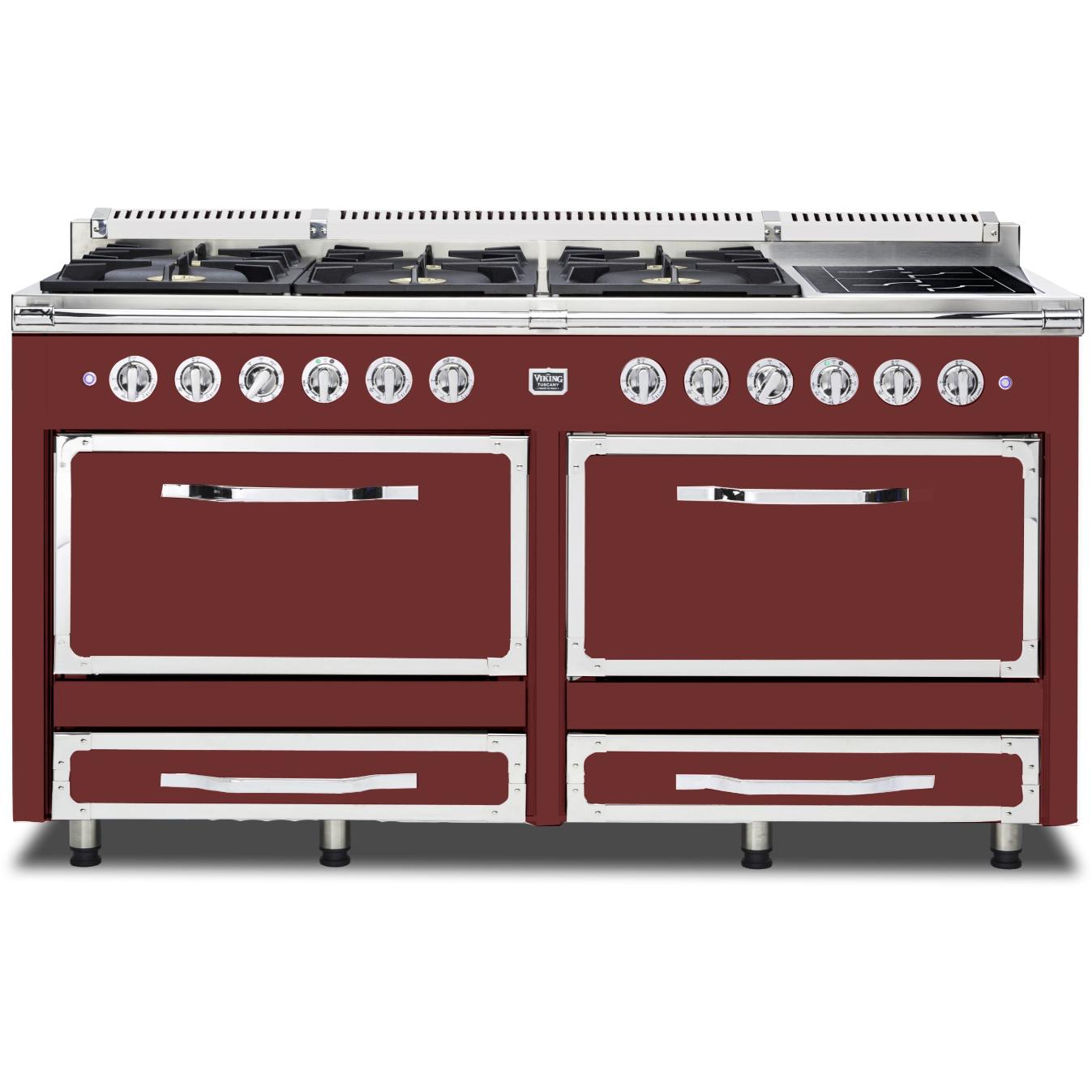 Viking 66-inch Freestanding Dual-Fuel Range with Convection Technology TVDR661-6IRE