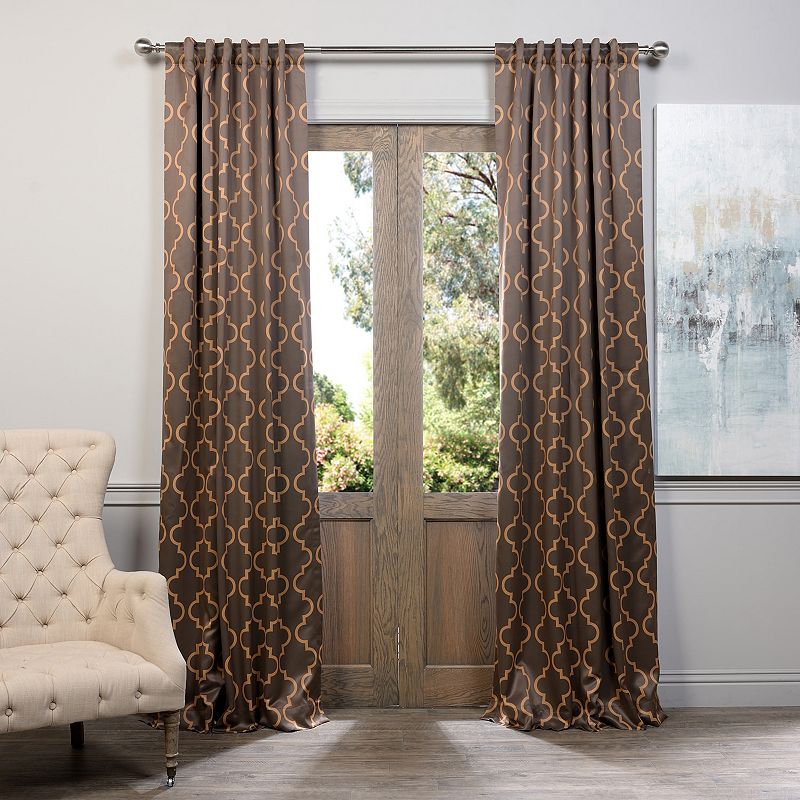 EFF Blackout 1-Panel Seville Window Curtain